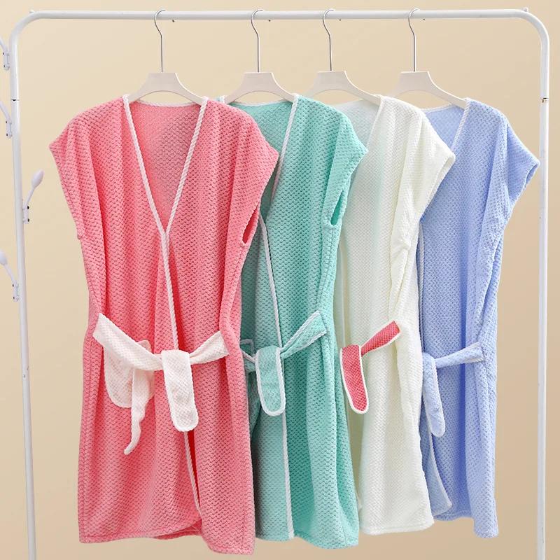 Womens Bath Towels Girls Wearable 125*90cm Fast Drying Bathing Beach Spa Bathrobes Wash Clothing Shower Bath And Gym Towel