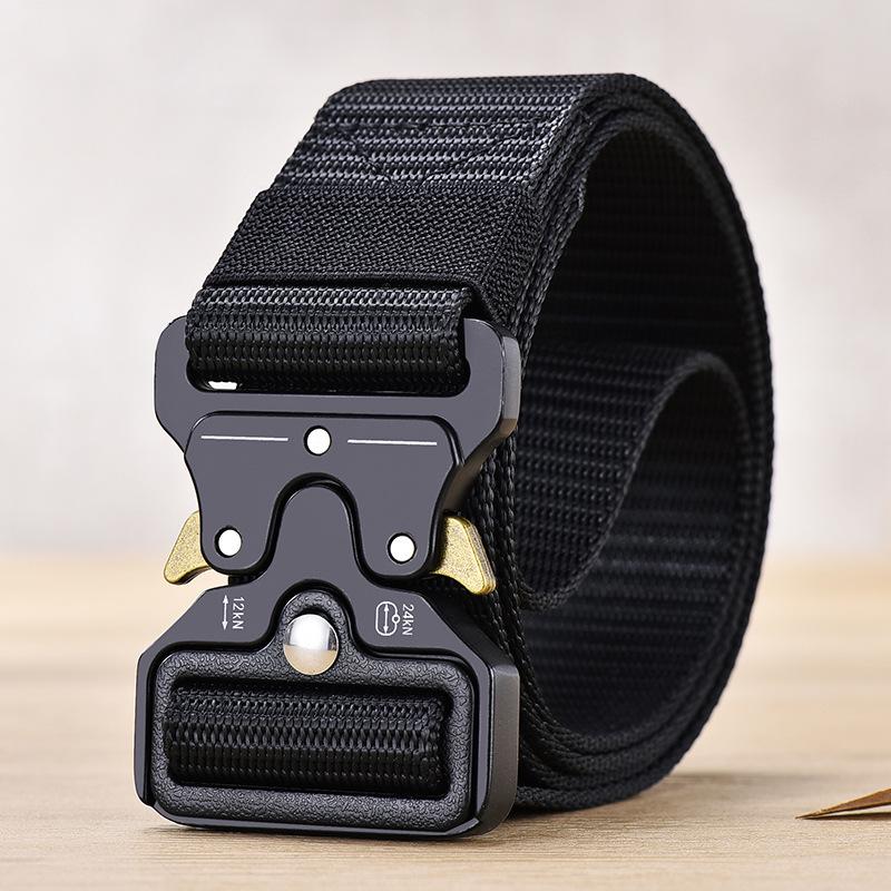 Männer Gürtel Armee Outdoor Jagd Taktische Multi Funktion Kampf Überleben Hohe Qualität Marine Corps Leinwand Für Nylon Gürtel