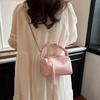 Fashion Pleated Handbag Women's Bag Spring New Pillow Bag Simple Shoulder Messenger Bag