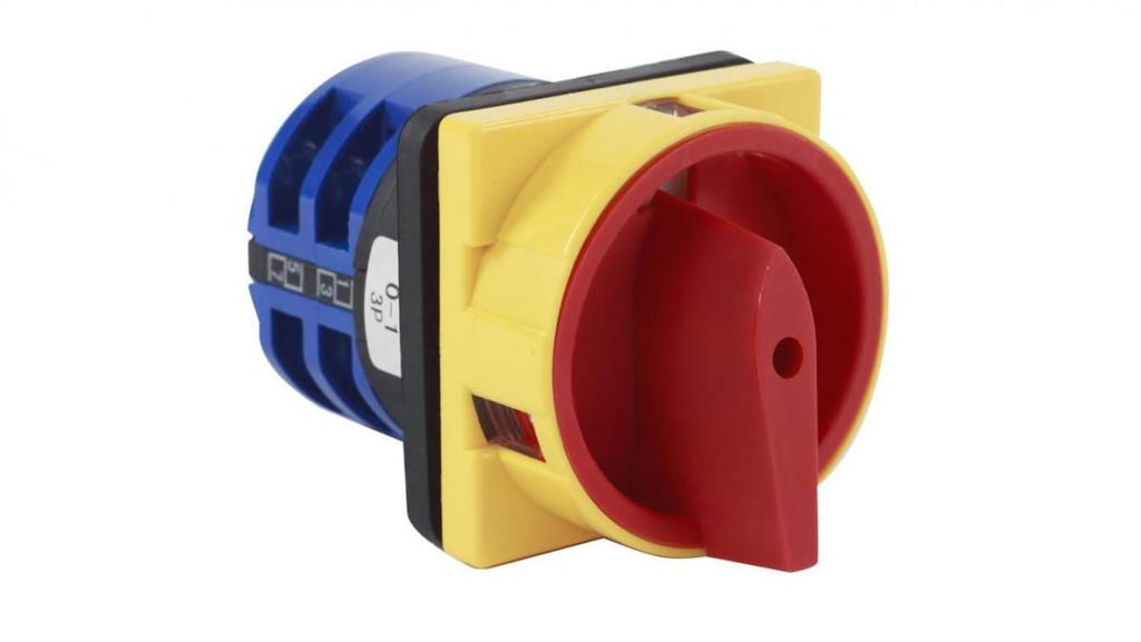 Łącznik Krzywkowy 0-1 16A 3P Tablicowy Na Kłódkę Ip65 / Lw16 0-1 3P Trg