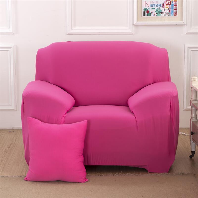 Einfarbige Sofabezüge für Wohnzimmer, Polyester, elastisch, Eckcouch-Schonbezüge, Stuhlschutz, 1/2/3/4-Sitzer