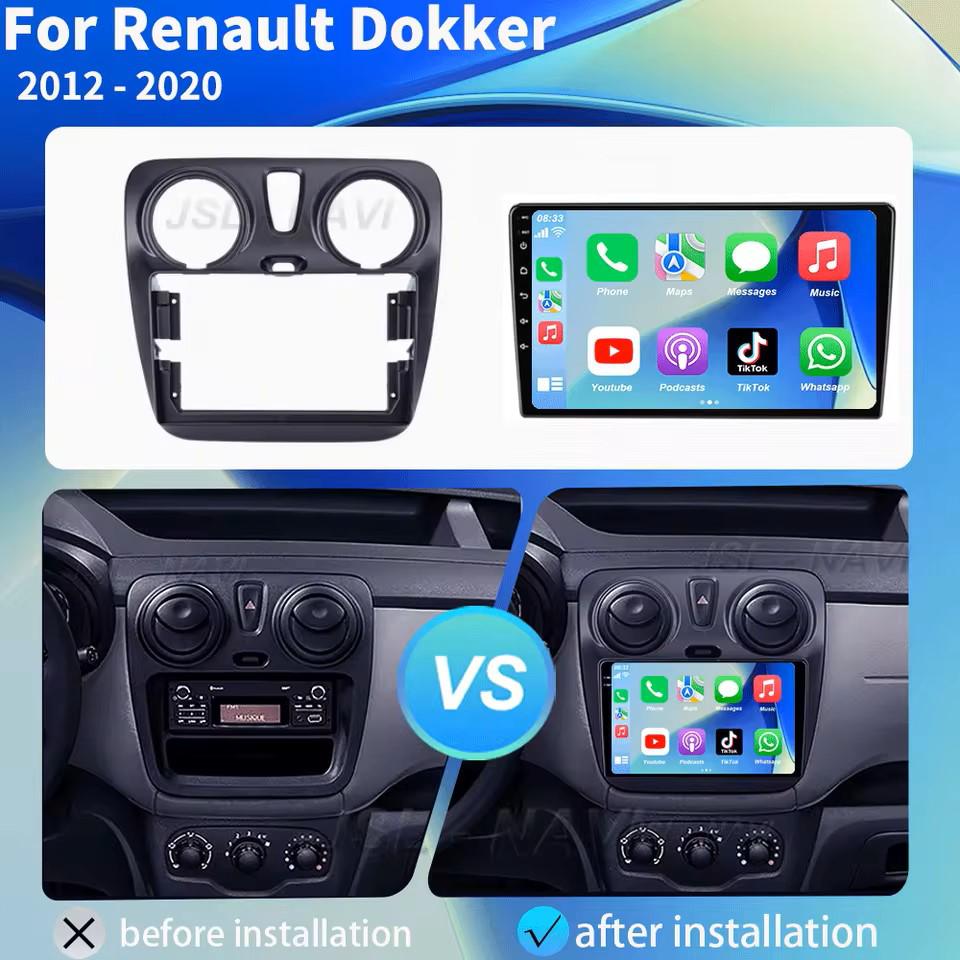 Android HD Навигационно-медиасистема для Renault Dacia Lodgy с камерой заднего вида и поддержкой CarPlay