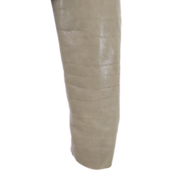 Rick Owens Sheepskin Leather Riders jacket USA10 Gray Back bore Women Used