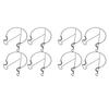 8pcs Railing Plant Pot Holder Iron Rack Floating Garden Flower Pot Stand Baskets Shelf for Outdoor