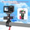 Quick Release Action Camera Handlebar Mount With 360 Adjustable Rotation Aluminum Alloy Clamp For Bikes Motorcycles