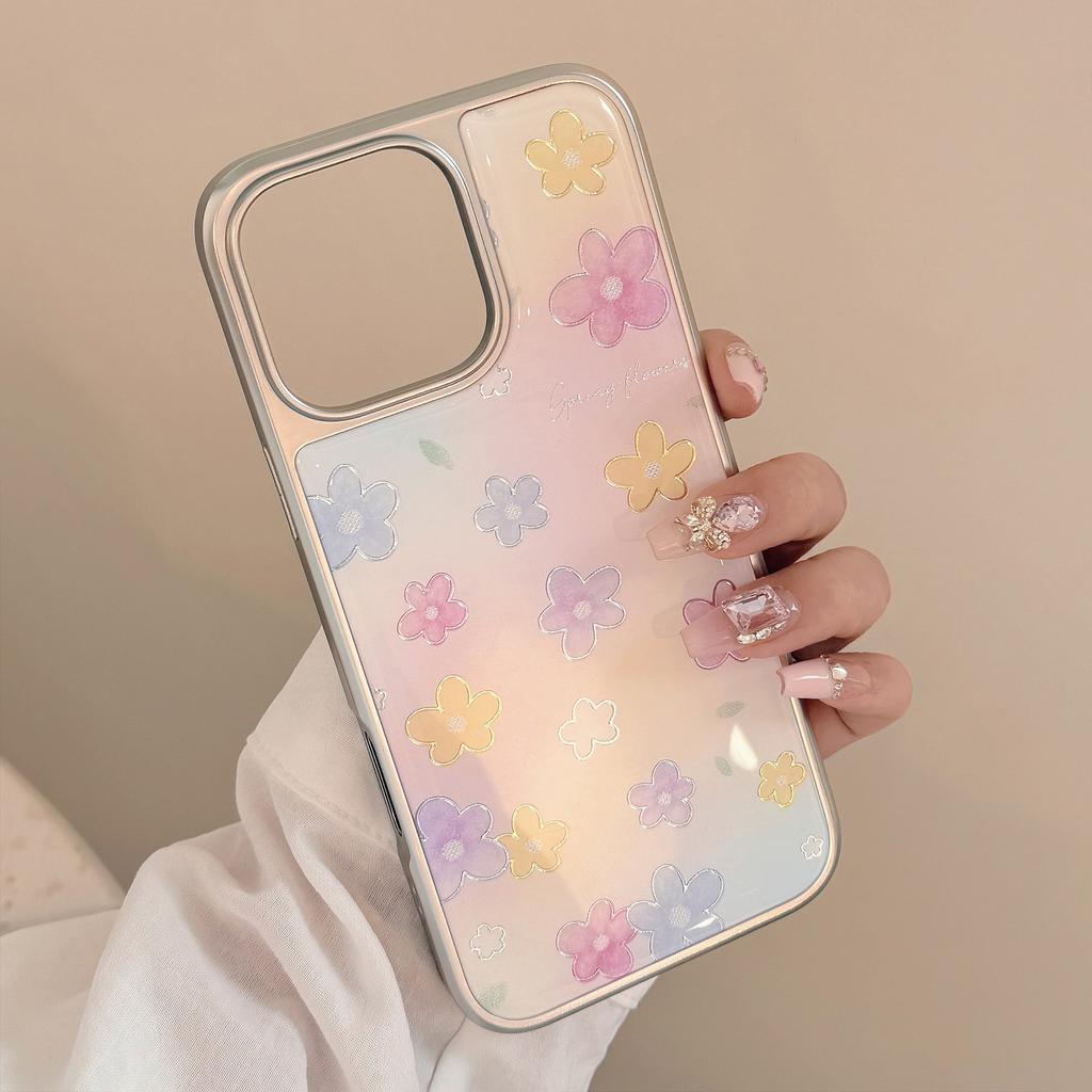 Gilded Drip Glue 17 Apple 16 Pro Max Phone Case iPhone 15 Halo Flower 1