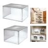 Clear View LED Illuminated Shoe Storage Dustproof Design For Displaying Shoe Collections Domestic Setting