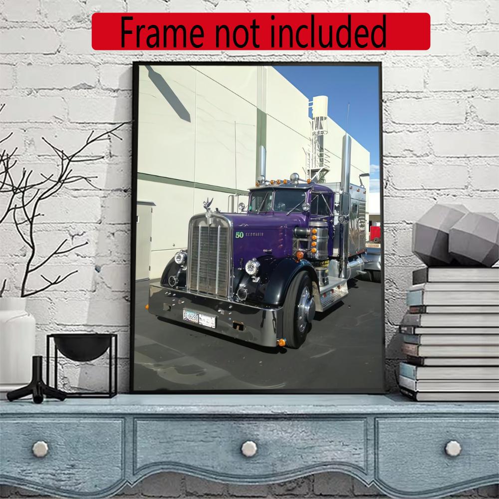 Kenworth 5D Diamond Painting Round Diamond Rhinestones Mosaic Diamond Embroidery Wall Paintings Rhinestones Gift Frameless
