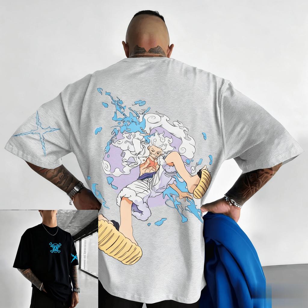 Nadměrné pánské tričko Dámské tričko s krátkým rukávem Streetwear Ležérní grafická trička Nová letní móda Oblečení Y2k