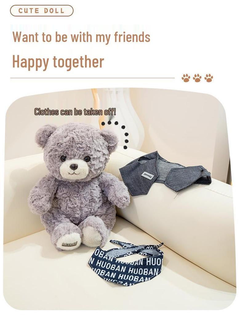 Adorable Jack Bear Plush Toy for Kids - Perfect Birthday Gift for Boys and Girls