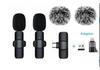 Wireless Lapel Microphone for Outdoor Mobile and Computer Use - Live Broadcast, Interview, Recording with Noise Reduction