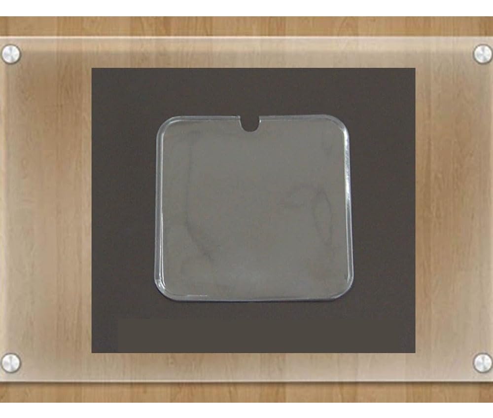 YANYULI Acrylic Keychain Covers of Protects Against Dirt and Convenient Storage Item for Your or As a Case for Protecting Your Badges (Set 5) Scratch
