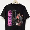 MJ 23 T-shirt To Match Aj 1 Bred Banned Vintage Hip Hop Rap Tee 90s Bulls Jersey