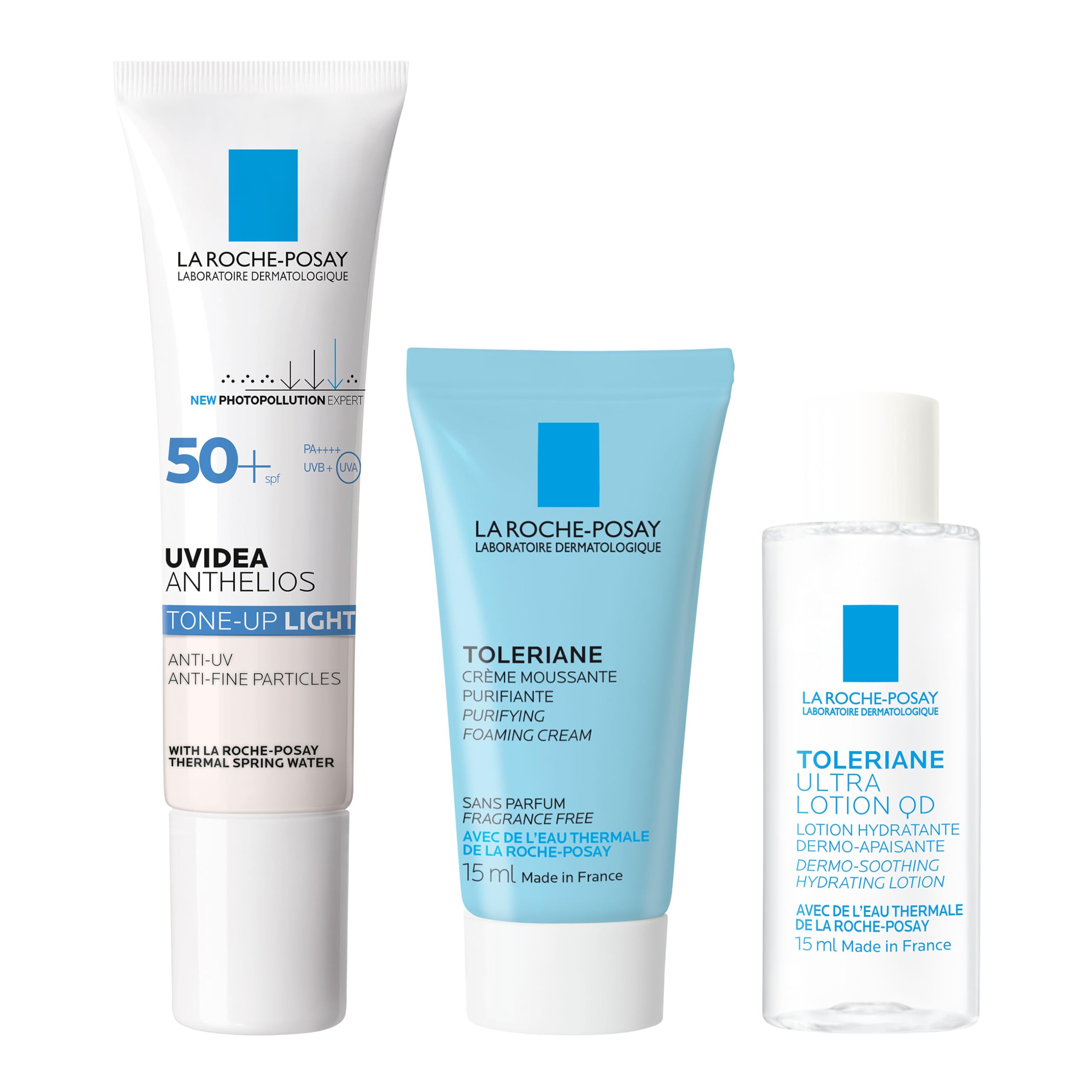 

La Roche Posay Tone Up Kit White UV Base Увлажняющая чувствительная кожа Прозрачная 30 мл SPF50+ PA++++ белый