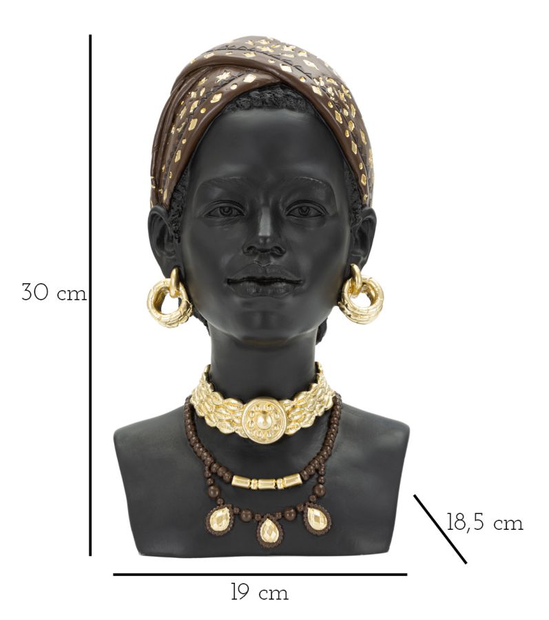 Massai Frau Cm 19X18,5X30