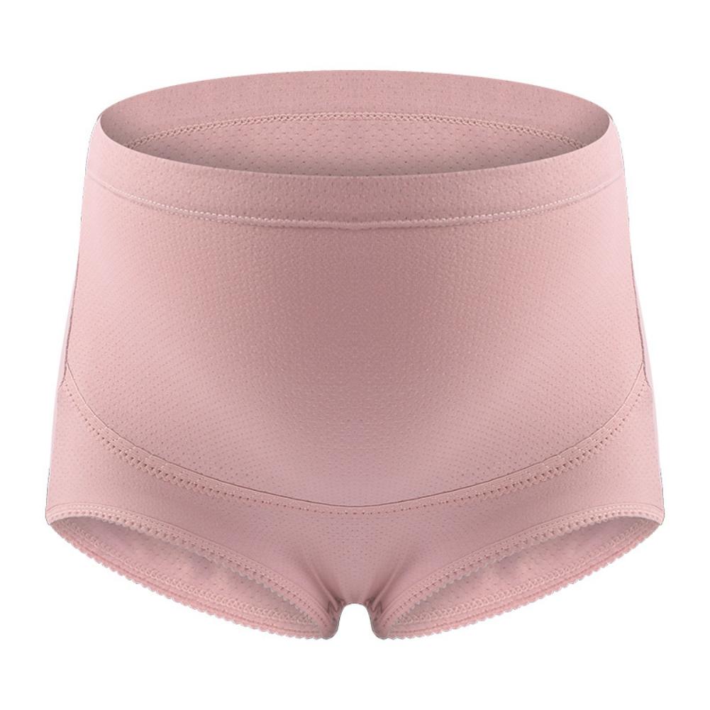 Gravidtruser i bomull med høy midje Truser for gravide Justerbart gravidundertøy Graviditetstruser Magestøtte Gravidtruser