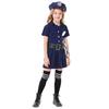 Authentisches Polizei Cosplay Kostüm Set für Polizist Halloween Polizei Polizistin e0177 [monoii] 7-teilig Kinder, Kostüm, Kinderuniform, Mädchen