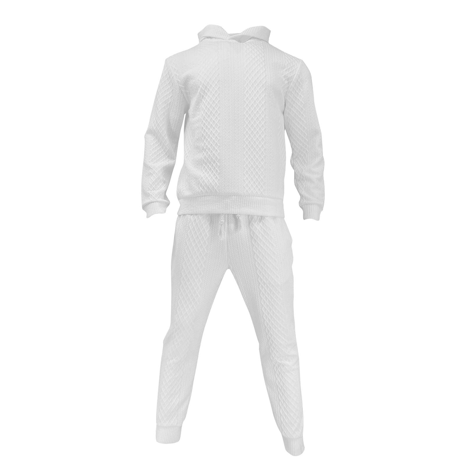 Мужской повседневный комплект из толстовки с капюшоном и длинных брюк — фото 4