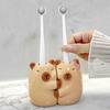 Creative Couple Toothbrush Rack Ceramic Electric Toothbrush Stand  Valentine's Day Gift