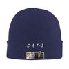 New Cats Meme Cats From Viral Hat Autumn Winter Beanie Baggy Cap Unisex Knitted Hat