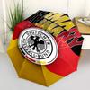 1 PC Automatic Folding Umbrella - Germany National Football Team Pattern Portable Foldable Design With 8 Ribs Christmas Birthday Gifts