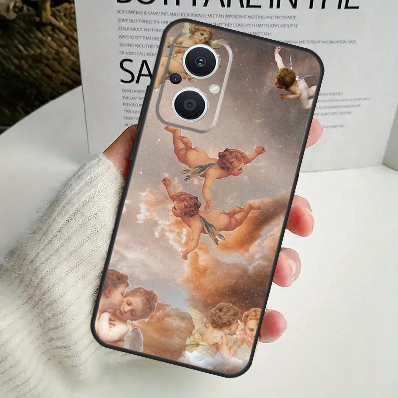 

Мультяшный чехол с принтом ангела для OPPO Reno 8T 4Z 5Z 8 10 11 Pro 4 5 6 7 Lite OPPO Find X6 Pro X3 X2 X5 Lite OPPO Find X3 Lite