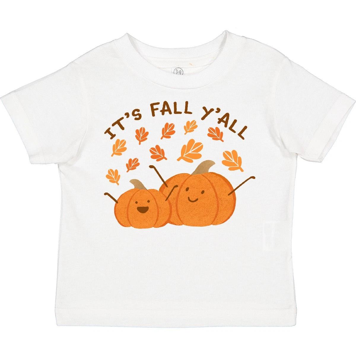 

Inktastic It s Fall Y all Toddler T-Shirt Autumn Lover Seasons I Love Patch Leaf 160