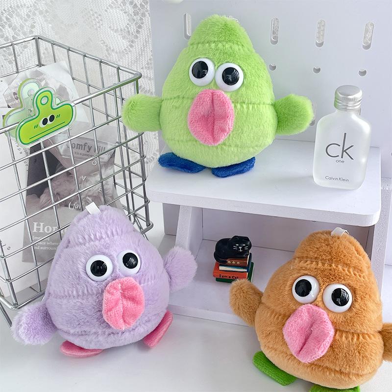 New Product Plush Big Tongue Monster Small Doll Keychain Cute Tongue Sticking Out Cute Ghost Pendant Doll