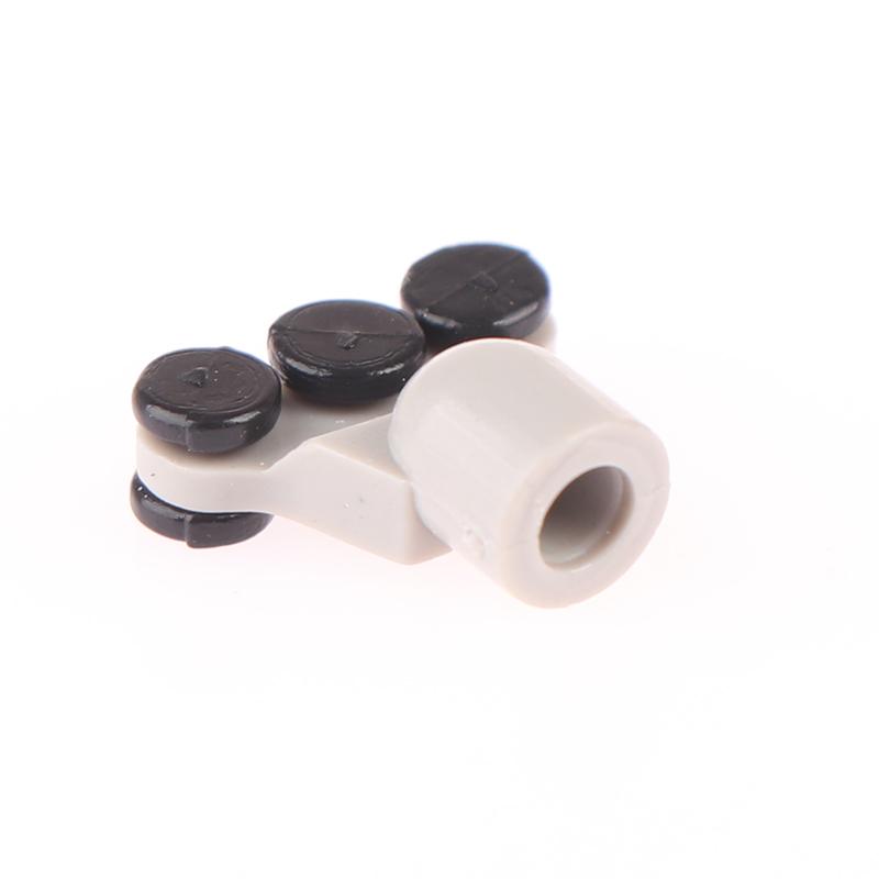 Ein Satz Räder, 6 kleine Räder für 20 cm Legierungsmetall Sowjetunion Air 225 An-225 Flugzeugmodell Flugzeug