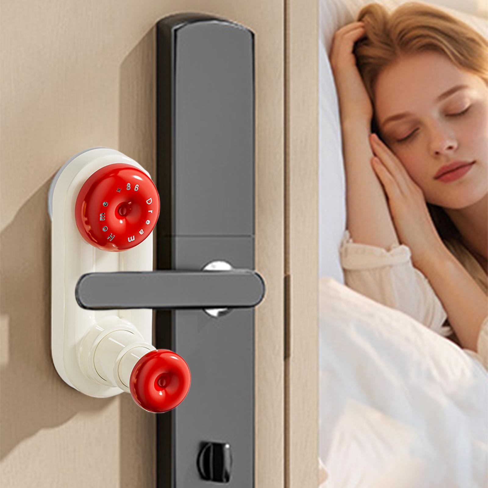 Tappo di Sicurezza per Porta Silenzioso Antifurto Tappo per Porta Blocco Stanza Antifurto per Appartamento Dormitorio Hotel Camera da Letto Aula