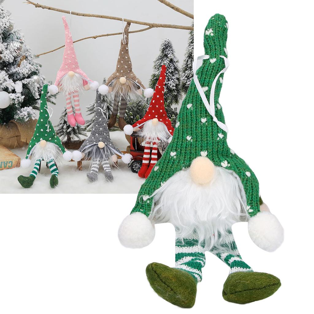 LED Light Christmas Gnome Decoration Xmas Gnome Ornament Christmas Tree Pendant for Home Festival