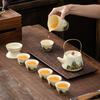 Corporate set Qingshan opening Ru kiln pot premium tea reception office gift box gift
