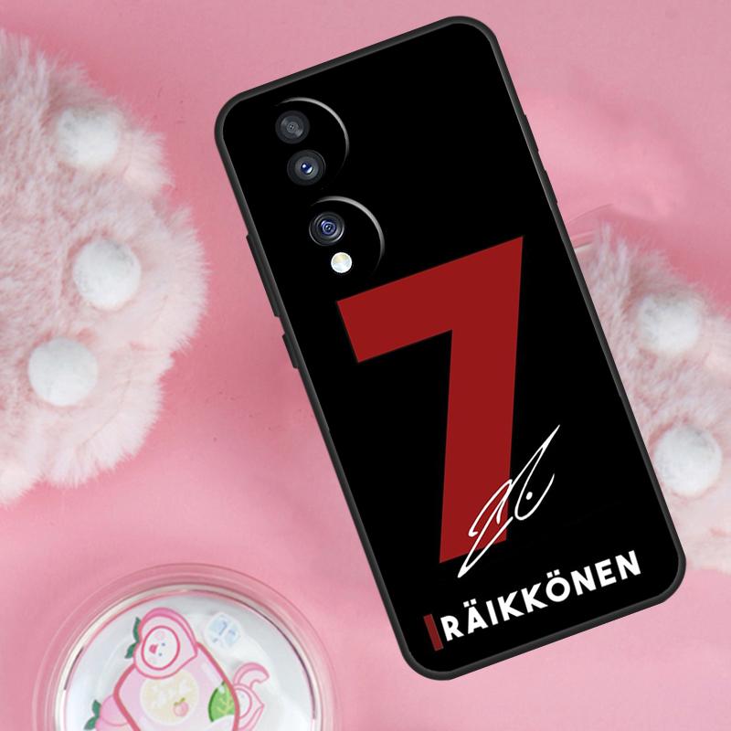 

Kimi Raikkonen Case For Honor 200 Pro 50 70 90 Lite X9b X9a X8b X8a X8 X9 X9c Honor Magic 7 6 5 Lite Cover Honor X9c