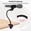Mic Stand Microphone Stand Flexible Gooseneck Arm Clamp Holder Adjustable Clip Base for Desk Table Tripod Stable Mounting