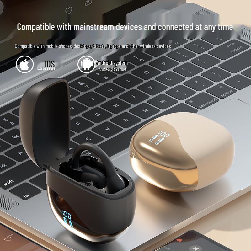 M62 Cross2025 Wireless Ear-hook Bluetooth Earphones: Air Conduction, Long Battery Life, AI Translation