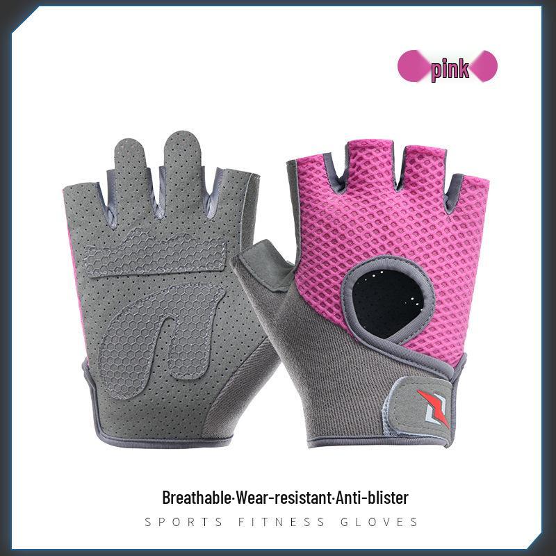 Mănuși de fitness și ciclism pentru femei, anti-alunecare, respirabile, cu suport pentru încheietură