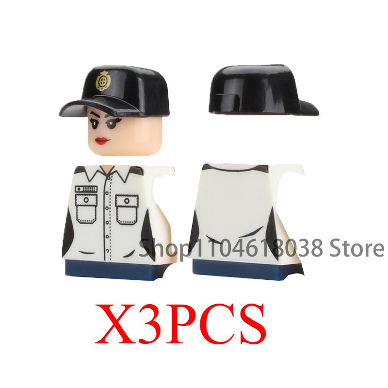 Military Soldiers Figures Weapons Building Blocks Accessories Two-color Guns Assault Sniper Rifles M16 M4 Model Bricks Toy Gift