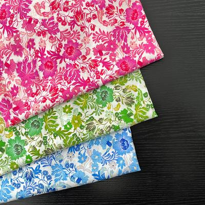 Tessuto Rayon 1 metro X 1,45 metri Rosa Country Floreale Tessuto Viscosa Morbido Materiale per Abbigliamento Popeline tailleur tweed