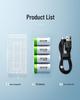 High-Capacity USB Rechargeable 3.7V CR123A Lithium Battery for Camera & Flashlight