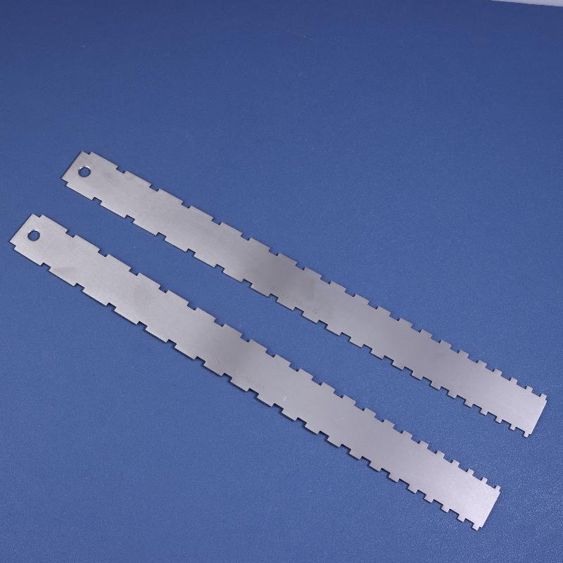 3Pcs Guitar Neck Notched Straight Edge Ruler Luthiers Tool String Action Gauge Height Ruler Guitar Fret Leveling Guide