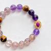 Natural Amethyst Tiger'S Eye Stone Purple Ghost Bracelet Bracelet.