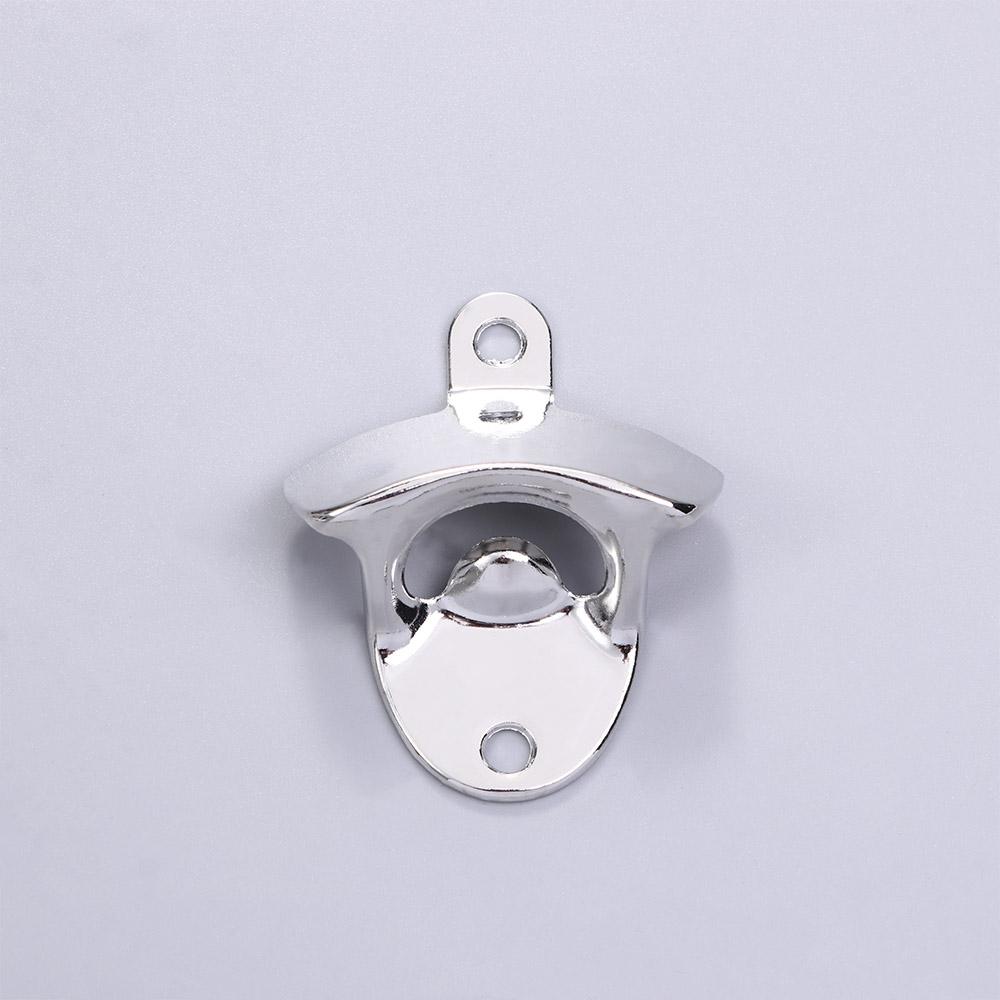 Screws Stainless Steel Bottle Opener Wall Mounted Opener Bar Beer Soda Cap Tools Fixed Wine Opener