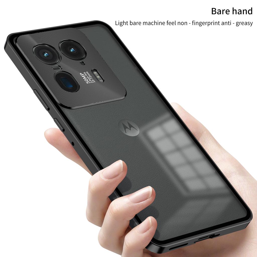For Motorola Edge 50 Ultra 5G/Moto X50 Ultra 5G Deksel Pop-Up Snap Lås Aluminiumslegering+PC Matt Telefondeksel