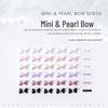 Pearl Bowknot Mini 3D Resin Nail Art Diamonds - Set of 10
