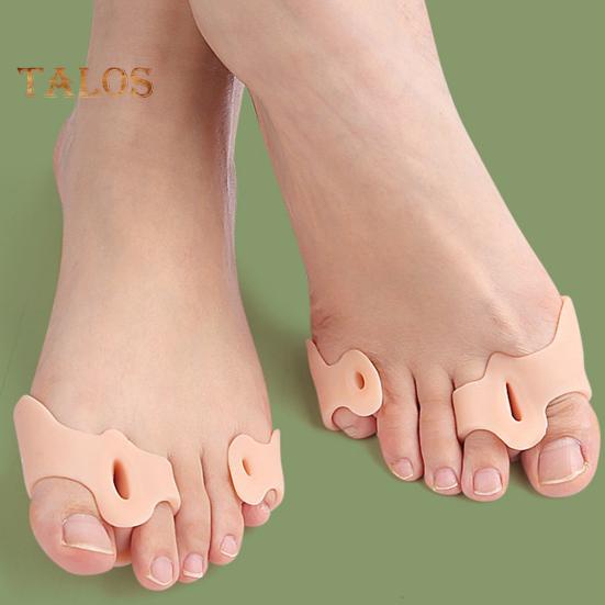 1 Paar Zehenspreizer aus Silikon, orthopädische Ballenzehen-Zehenspreizer, wiederverwendbarer Zehenspreizer zur Fußausrichtung, für Männer und Frauen