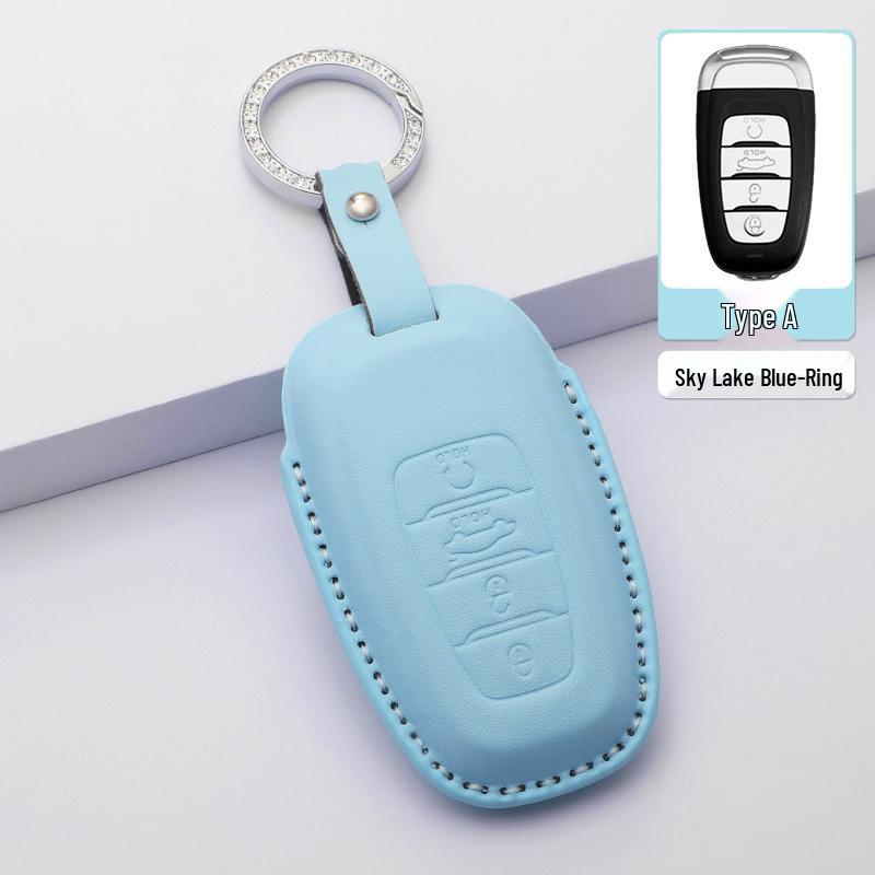 Key Cover and Buckle for Hongqi: HS5, H5, H9, HS7, H6, HS3, HQ9, and EH7 Models