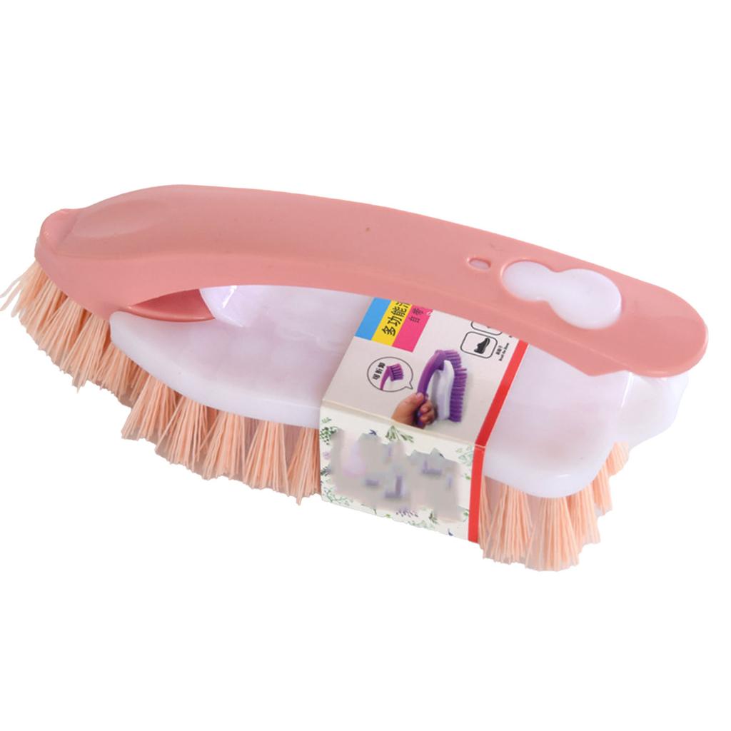 2 in 1 Cleaning Brush Multifunctional Handheld Removable Scrubbing Brush Gaps Brush Scrubber Shoe Brush
