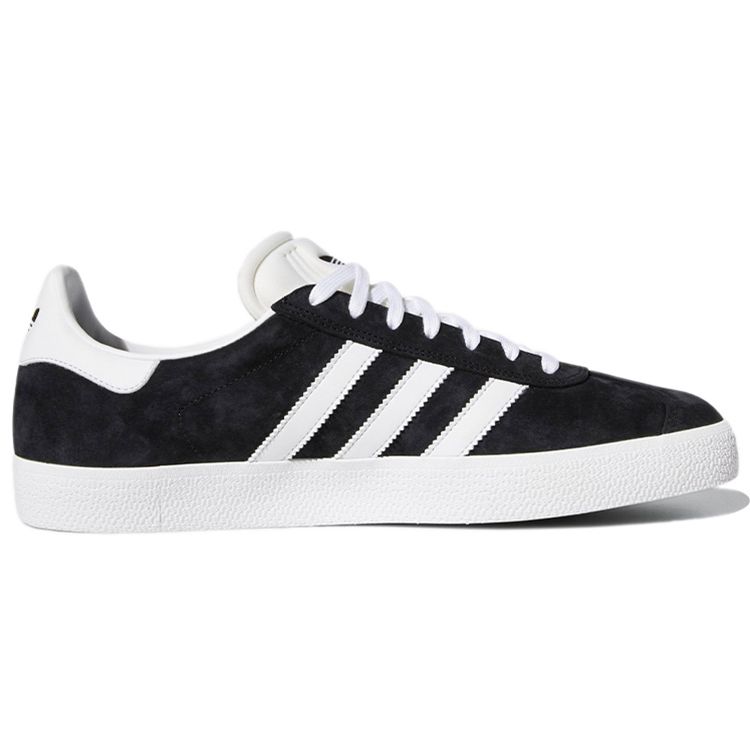 adidas Gazelle ADV Black White Unisex Sneakers Core-Black Cloud-White Gold-Metallic FX6563