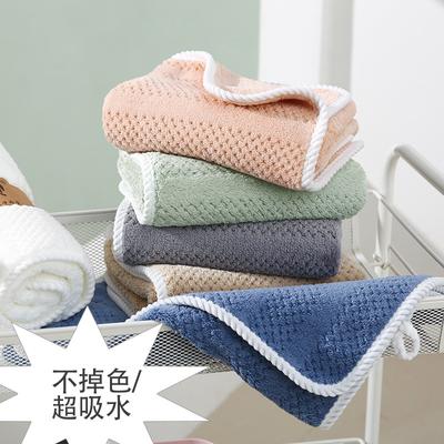 Handtuch Haushalt Wasseraufnahme fusselt nicht Damen Korallenfleece Handtuch weich Ananaswaffel neu Badetuch Badewickeltuch