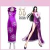 Highly-restored Boa Hancock Cosplay Costume Dress Suit For Role-playing